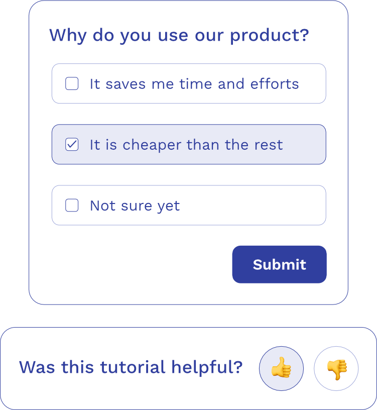 SensePoll survey preview
